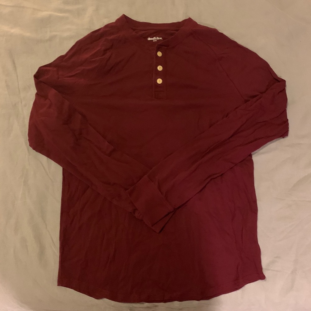 Goodfellow Maroon Henley